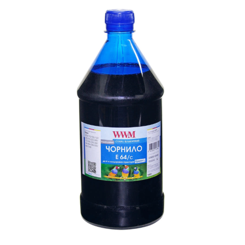 Чорнило WWM для EPSON L110\/L210\/L355 1000g Cyan - зображення 1