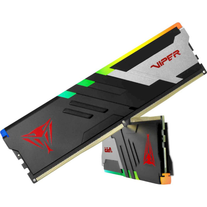 Пам'ять DDR5 RAM_64Gb (2x32Gb) 6000Mhz Patriot VIPER VENOM RGB (PVVR564G600C30K) - зображення 4