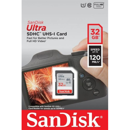 Secure Digital card 32 Gb SanDisk SDHC Ultra Class 10 UHS-I U1 - зображення 2