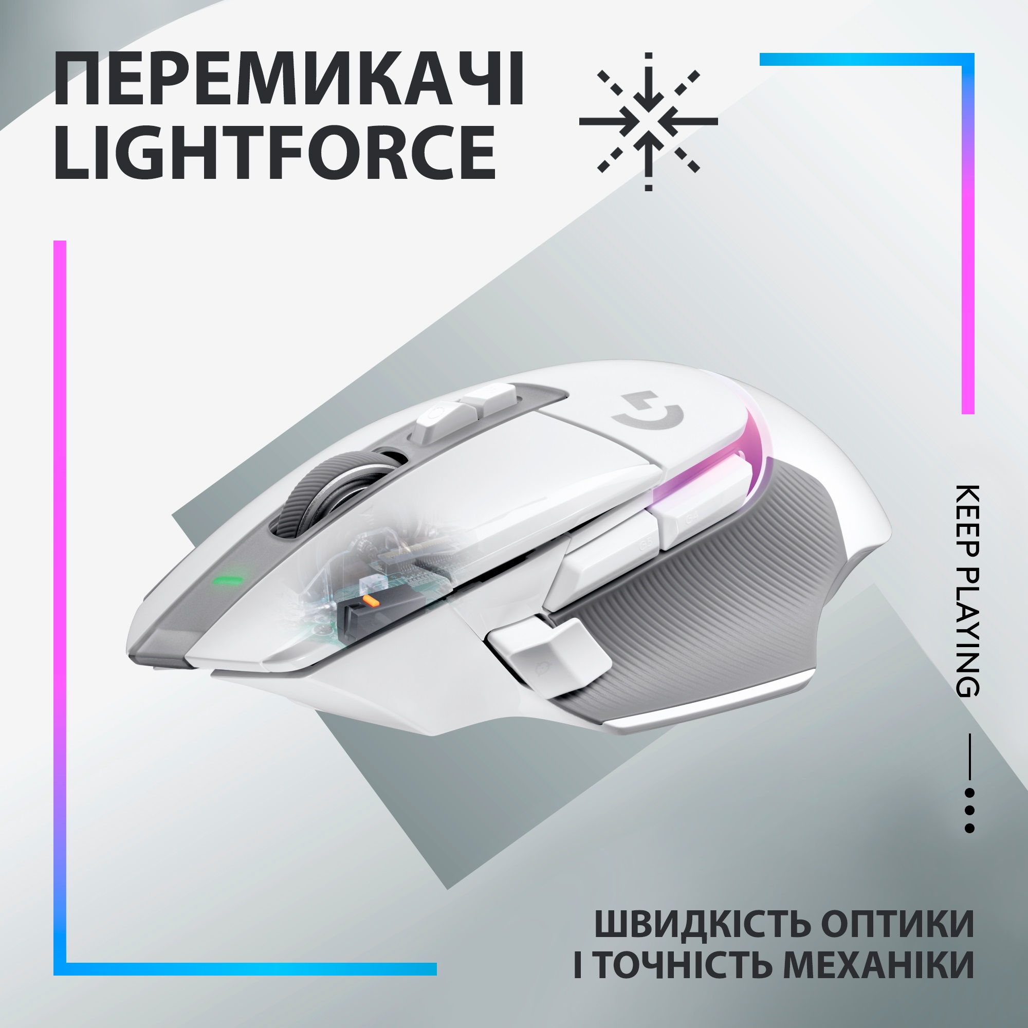 Мишка Logitech G502 X Plus Wireless White (910-006171) - зображення 8