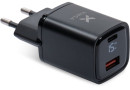 Зарядний пристрій Vinga USB-C PD30W + USB-A QC30W Display 33W Max (VCR30ACDB) - зображення 1