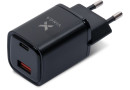 Зарядний пристрій Vinga USB-C PD30W + USB-A QC30W Display 33W Max (VCR30ACDB) - зображення 3