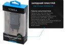 Зарядний пристрій Vinga USB-C PD30W + USB-A QC30W Display 33W Max (VCR30ACDB) - зображення 4