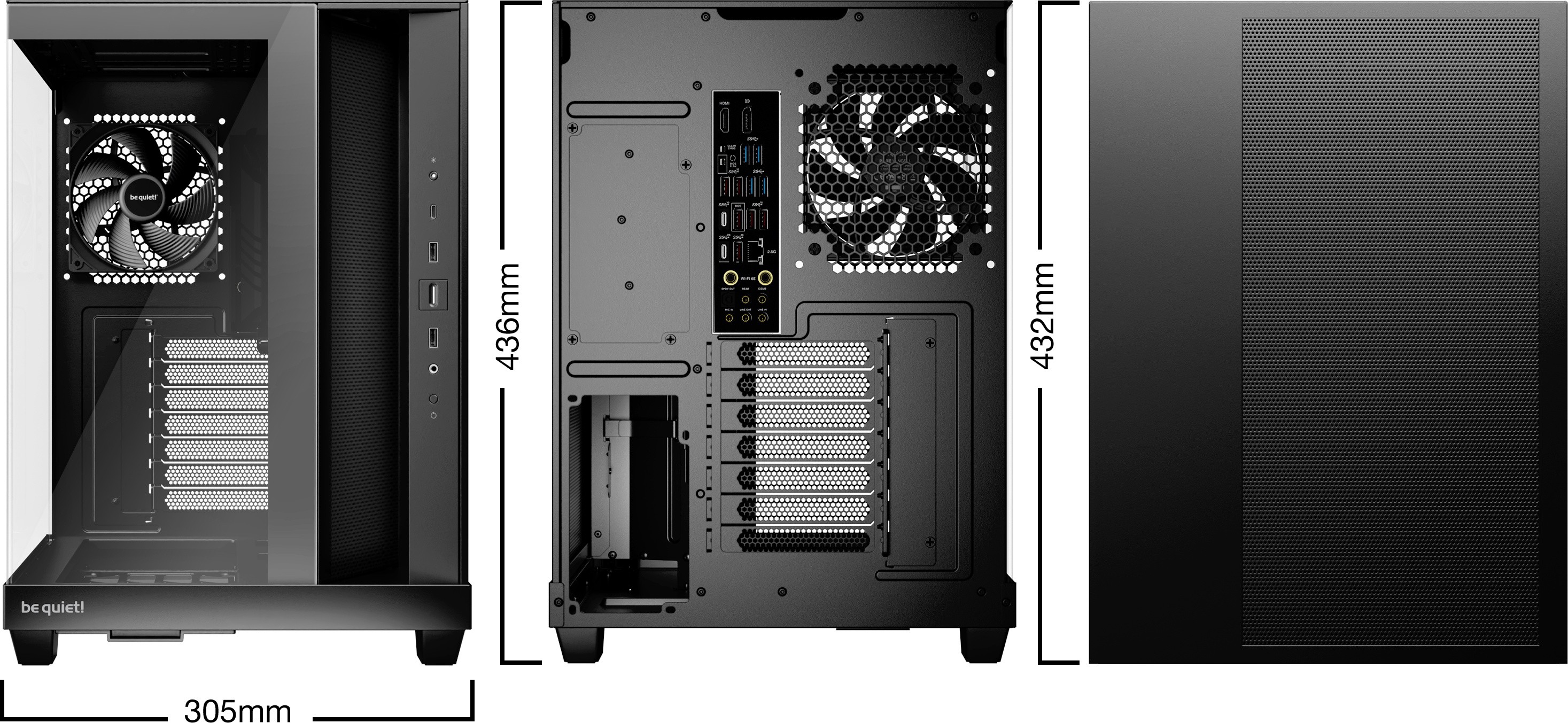 Корпус be quiet! LIGHT BASE 500 Black (BGW83) без БЖ - зображення 7