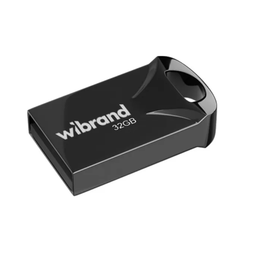 Флеш пам'ять USB 32 Gb Wibrand Hawk Black USB 2.0 - зображення 2