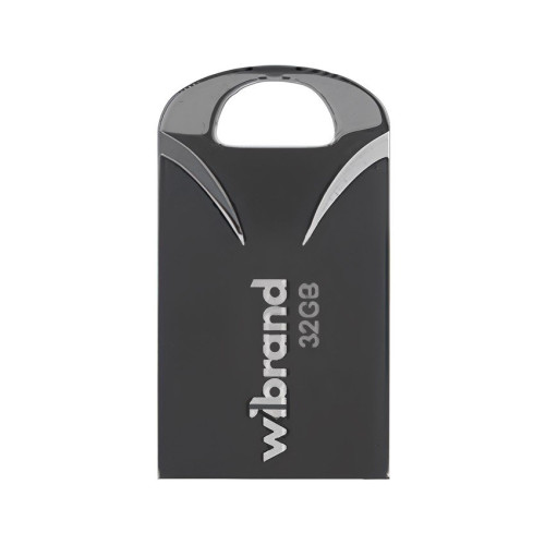 Флеш пам'ять USB 32 Gb Wibrand Hawk Black USB 2.0 - зображення 1