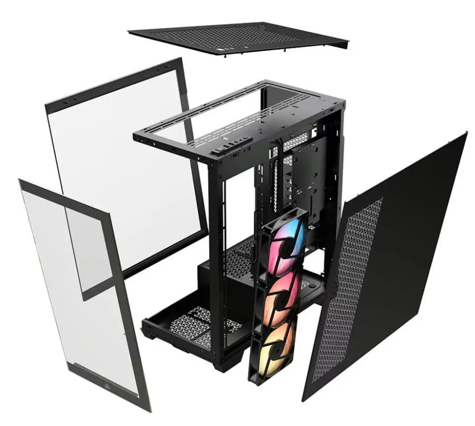 Корпус Corsair 3500X RSR ARGB Black - зображення 10