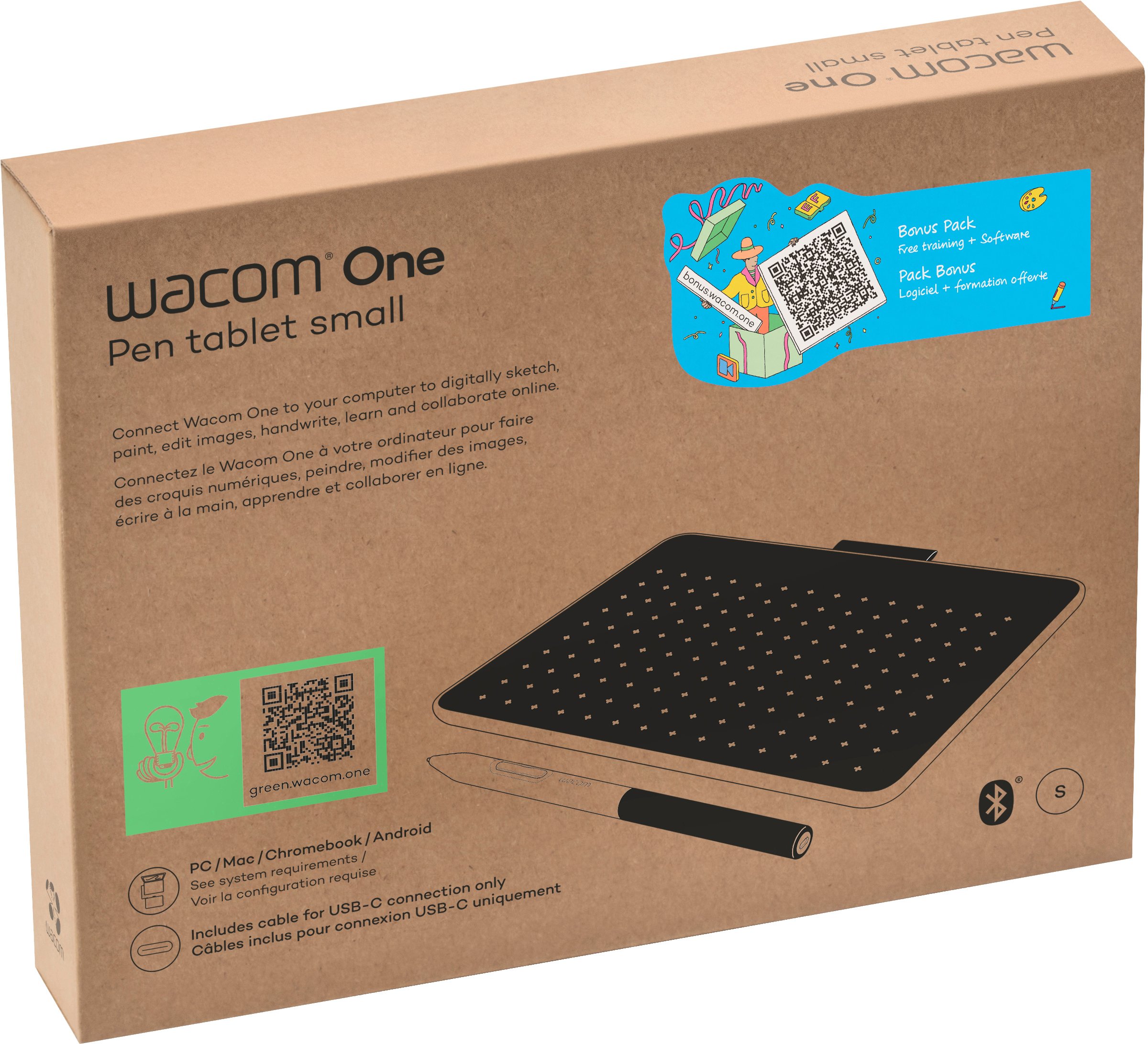 Графічний планшет Wacom One S (CTC4110WLW1B) - зображення 8