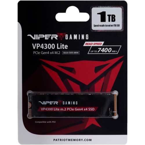 Накопичувач SSD NVMe M.2 1TB Patriot VP4300 Lite (VP4300L1TBM28H) - зображення 4