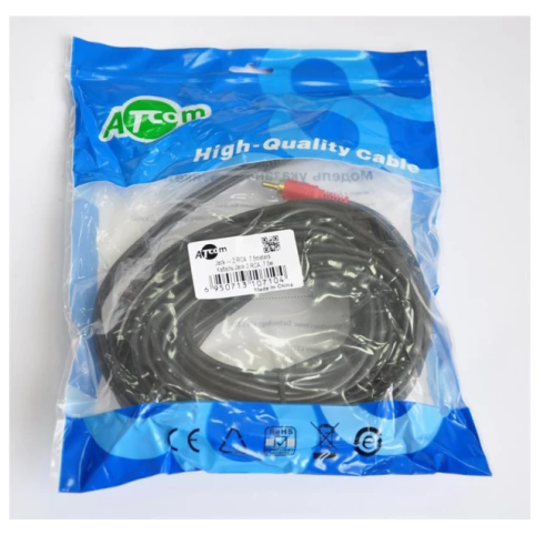 Кабель DC3.5 (M) to 2xRCA (M) 7.5m Atcom (10710) - зображення 3