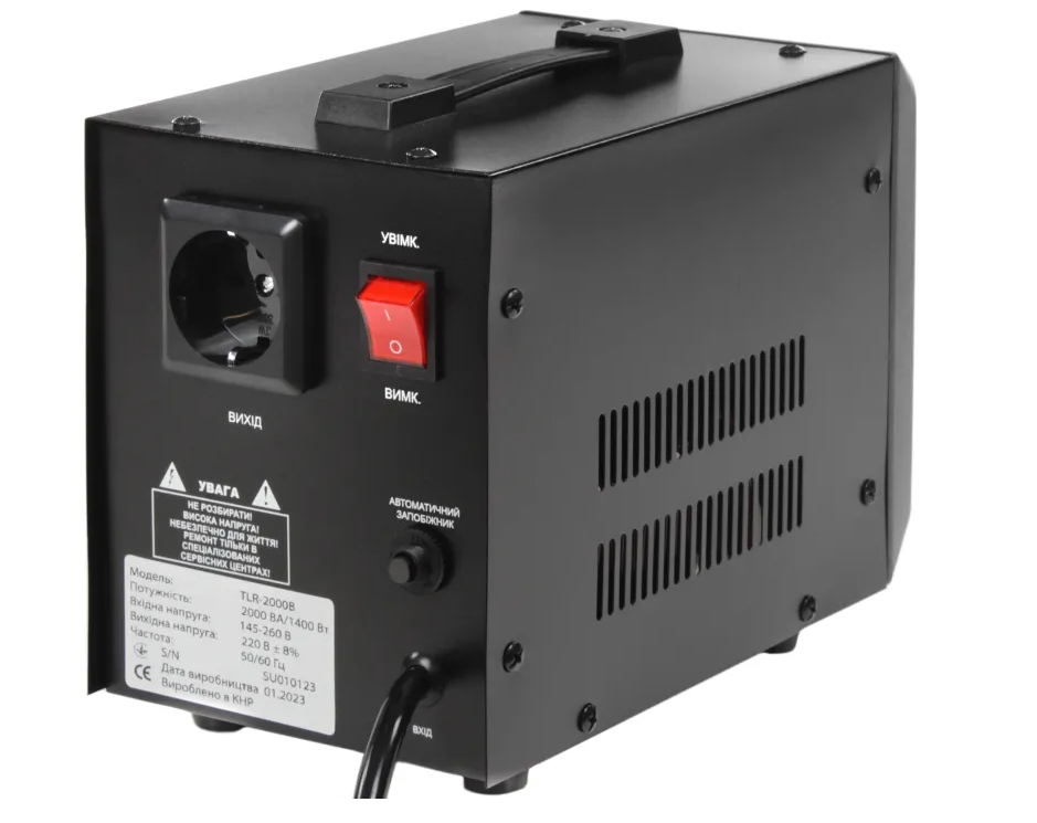 Стабілізатор напруги Tecro TLR-2000B - зображення 2