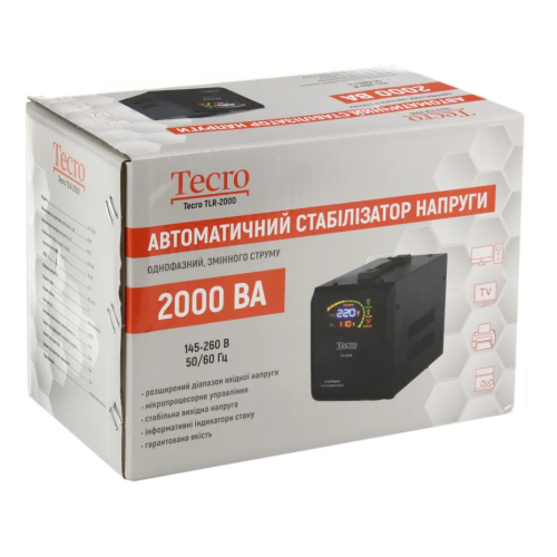 Стабілізатор напруги Tecro TLR-2000B - зображення 3