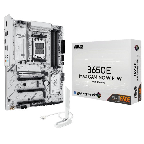 Мат. плата AM5 Asus B650E MAX GAMING WIFI W - зображення 1