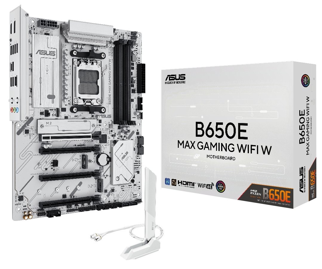 Мат. плата AM5 Asus B650E MAX GAMING WIFI W - зображення 1