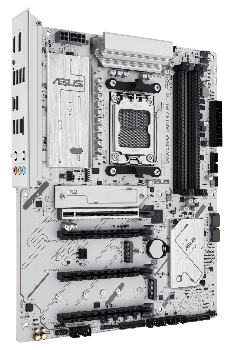 Мат. плата AM5 Asus B650E MAX GAMING WIFI W - зображення 3