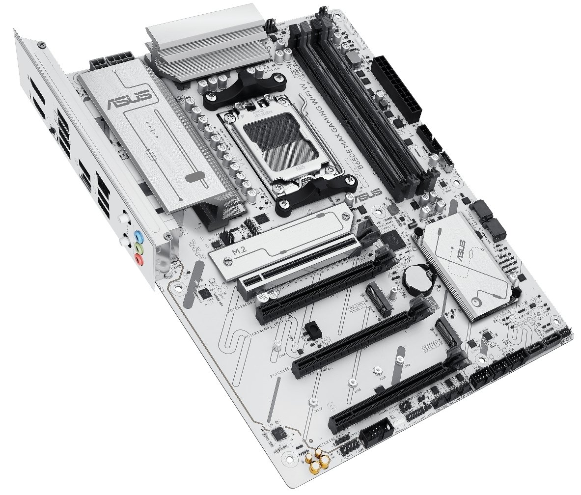 Мат. плата AM5 Asus B650E MAX GAMING WIFI W - зображення 4