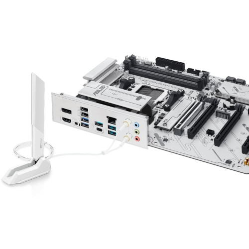 Мат. плата AM5 Asus B650E MAX GAMING WIFI W - зображення 5
