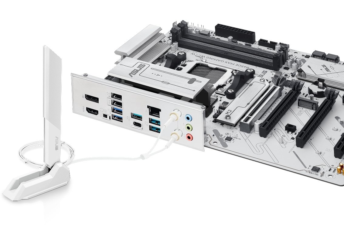 Мат. плата AM5 Asus B650E MAX GAMING WIFI W - зображення 5