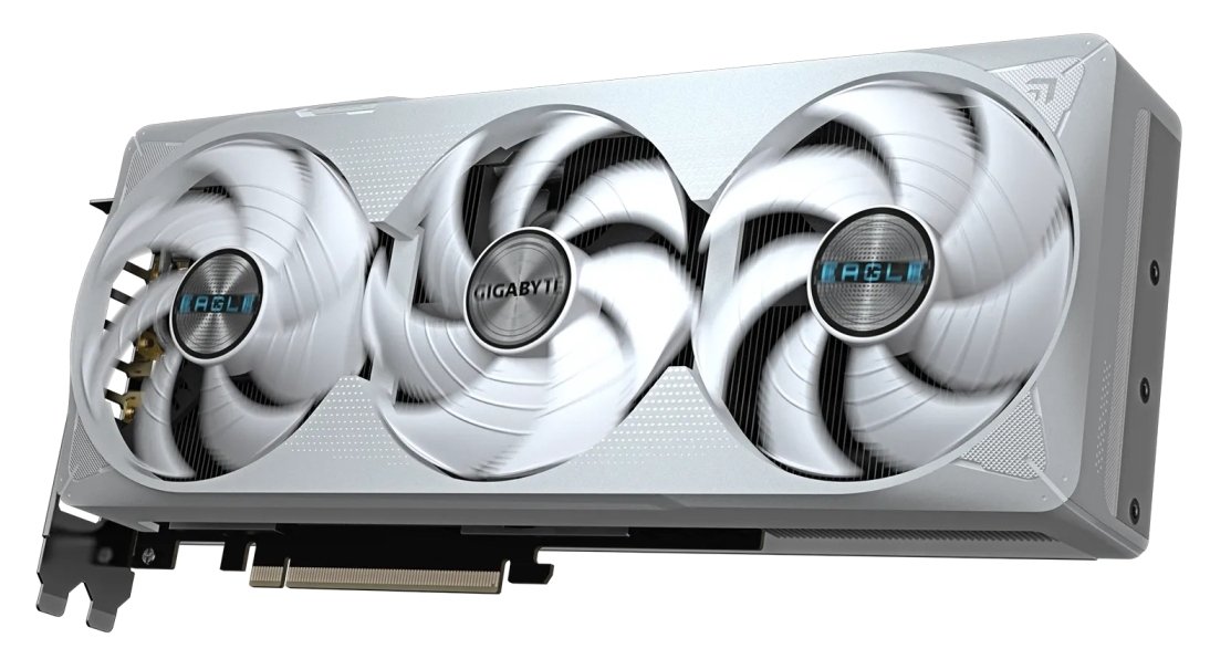 Відеокарта GeForce RTX 5070 Ti 16 GDDR7 GIGABYTE EAGLE OC ICE (GV-N507TEAGLEOC ICE-16GD) - зображення 5