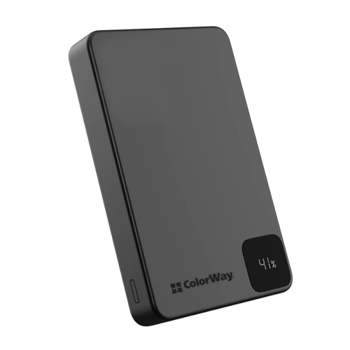 Батарея POWER BANK ColorWay 15W MagSafe CW-PB100LPA1BK-WPDD - зображення 1