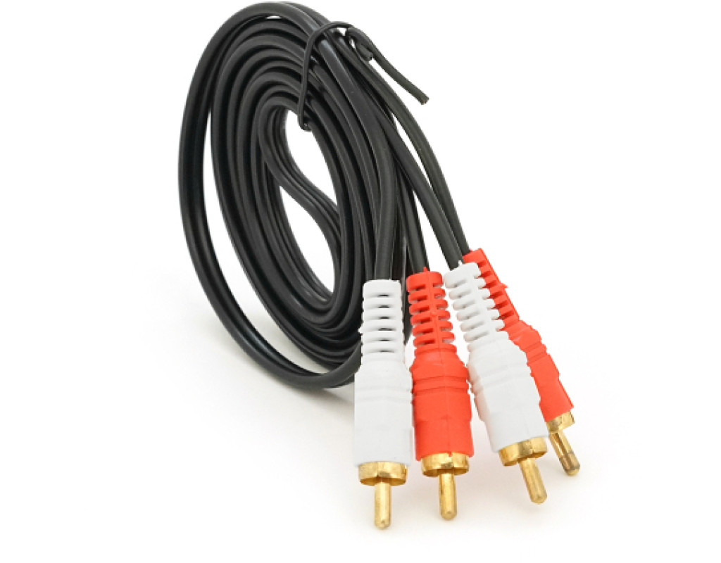 Кабель 2xRCA M to 2xRCA M 1.5m Voltronic (YT-2хRCA - зображення 1