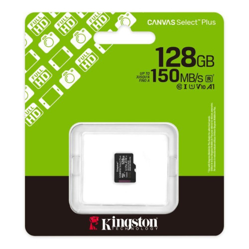 MicroSDXC 128 Gb Kingston Canvas Select Plus class 10 UHS-I A1 - зображення 2