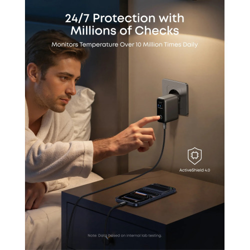 Зарядний пристрій ANKER GaN Charger 100W (B121BGZ1) - зображення 7