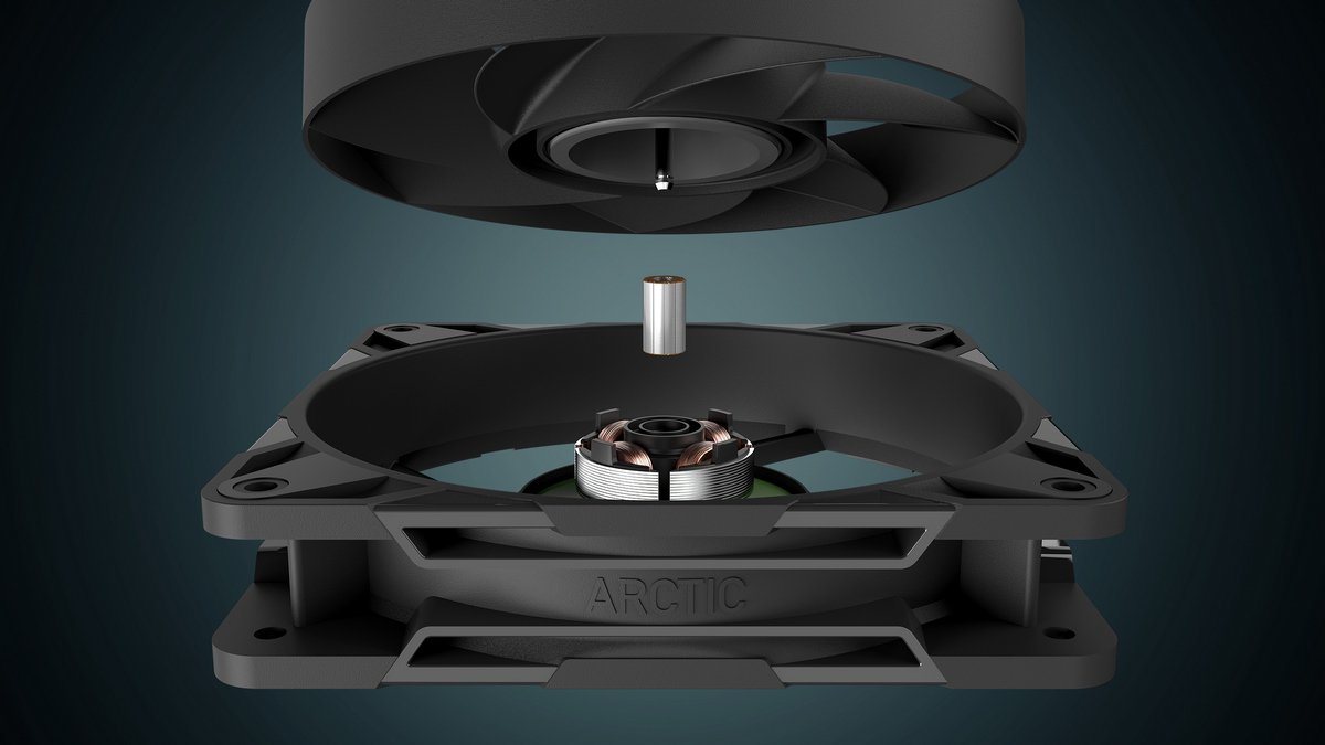 Вентилятор для корпусів 120 мм Arctic P12 PRO PST 5PCS (ACFAN00307A) - зображення 7