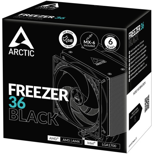 Вентилятор Arctic Freezer 36 Black (AOCPU00012A) - зображення 6