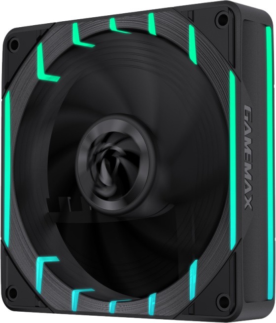 Вентилятор для корпусів 120 мм GAMEMAX Tornado T12 ARGB-R - зображення 2