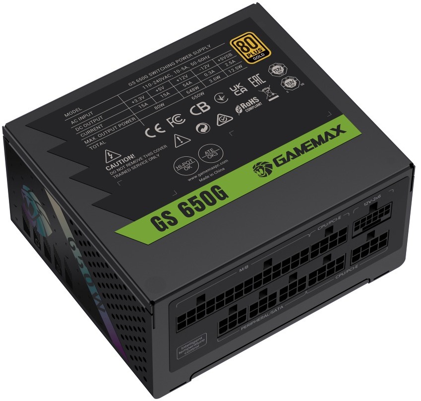 БЖ GameMax 650Вт GS 650G V25 - зображення 3