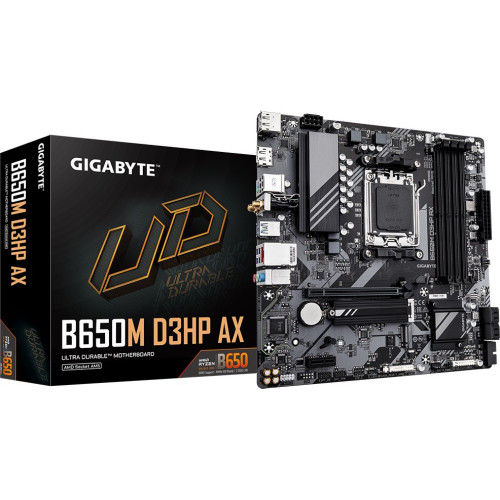 Мат. плата AM5 Gigabyte B650M D3HP AX - зображення 1