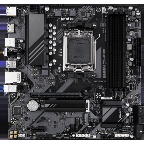 Мат. плата AM5 Gigabyte B650M D3HP AX - зображення 2