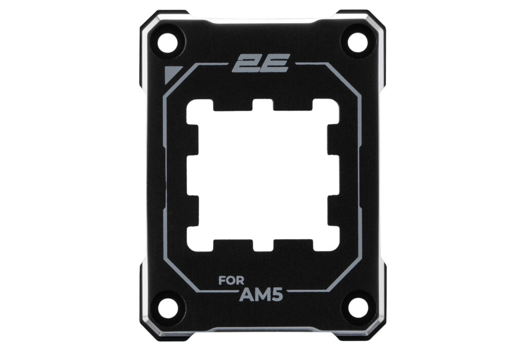 Рамка для сокета AMD AM5 2E Gaming Air Cool 2E-SCPB-AM5, Aluminum, Black - зображення 2