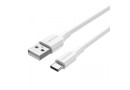 Кабель USB2 АM-Type-C Vention white, 1м, 3A, PVC - зображення 1