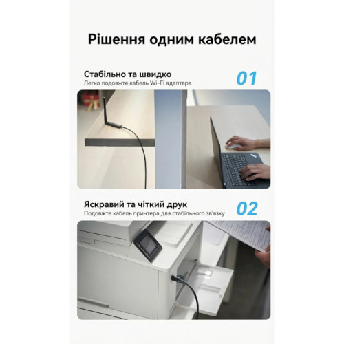 Кабель USB - активний подовжувач, Vention, 5 м, AM-AF - зображення 9