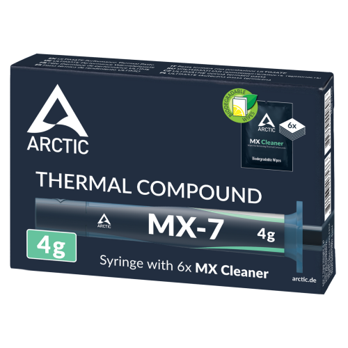 Термопаста Arctic Cooling MX-7 + 6x MX Cleaner - зображення 2