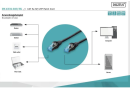 Патч-корд CAT5e SF-UTP, RJ45, 2.0м, AWG 26\/7, CU, чорний, Digitus - зображення 2