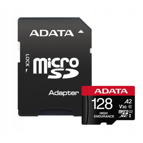MicroSDXC 128 Gb ADATA Hight Endurance UHS-I U3 V30S - зображення 1