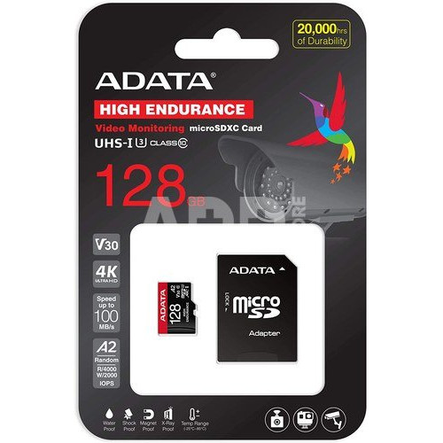 MicroSDXC 128 Gb ADATA Hight Endurance UHS-I U3 V30S - зображення 3