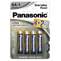 Батарейка AA PANASONIC AA EVERYDAY POWER (LR6REE/6B2F)
