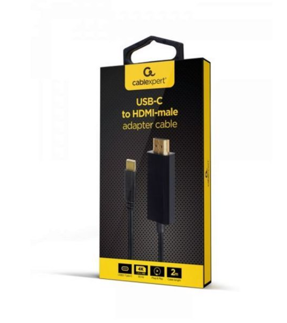 Кабель USB Type C to HDMI 4K30Hz, 2.0 м, Cablexpert - зображення 2