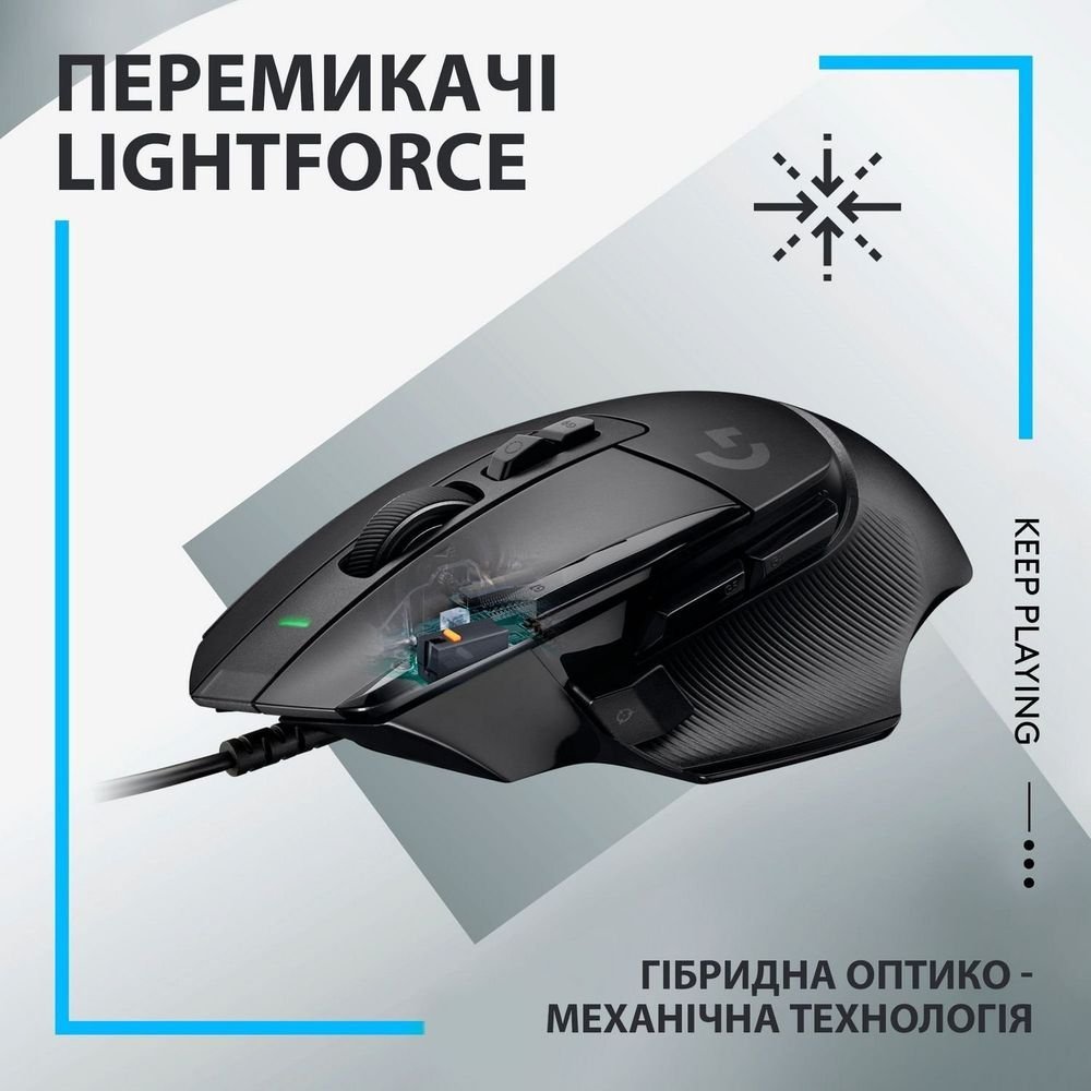 Мишка Logitech G502 X USB Black (910-006138) - зображення 6