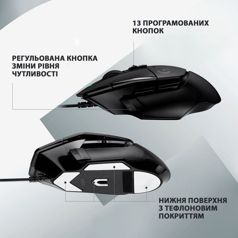Мишка Logitech G502 X USB Black (910-006138) - зображення 9