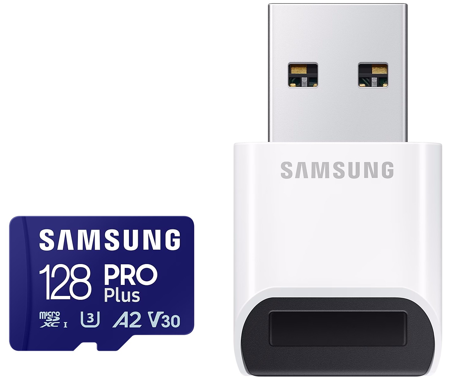 MicroSDXC 128 Gb Samsung PRO Plus UHS-I, U3, V30, A2 - зображення 1