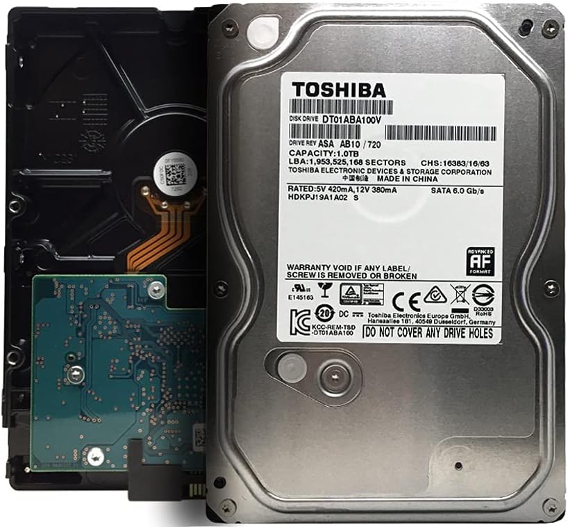 Жорсткий диск HDD 1000Gb Toshiba DT01ABA100V - зображення 1