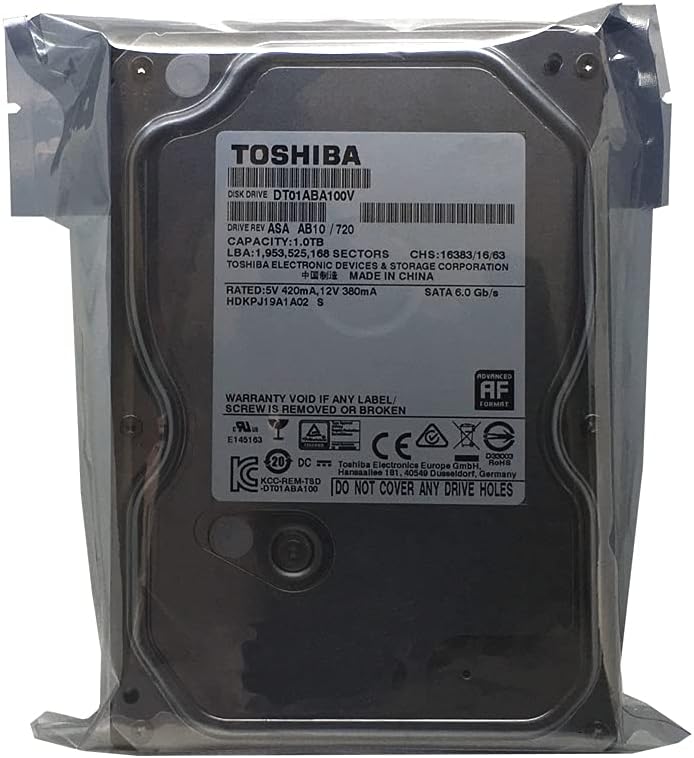 Жорсткий диск HDD 1000Gb Toshiba DT01ABA100V - зображення 4