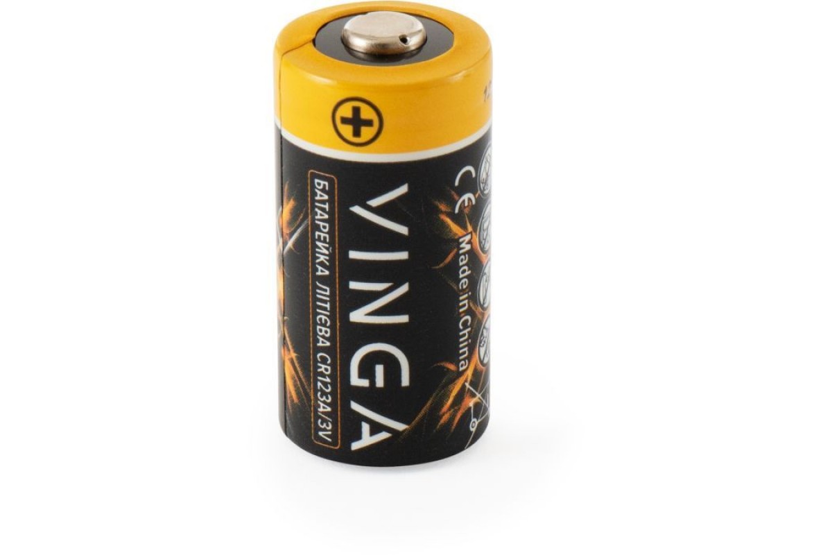 Батарейка CR123, Lithium 3V, Vinga - зображення 2