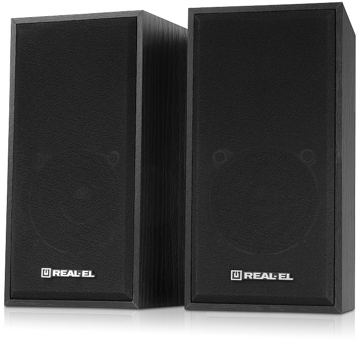 Колонки REAL-EL S-202 Black - зображення 1