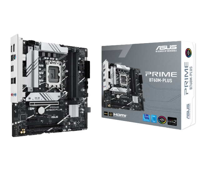 Мат. плата 1700 ASUS PRIME B760M-PLUS - зображення 1